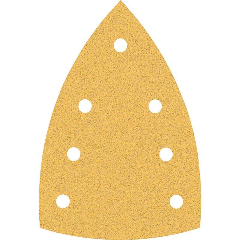 BOSCH brúsny papier EXPERT C470 so 7 otvormi pre multifunkčné píly 100 × 150 mm, G 80, 10 ks (2.608.901.116)