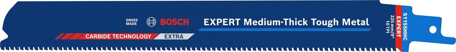 BOSCH EXPERT Medium-Thick Tough Metal S1155HHC Pilový list, 3 ks (2.608.902.324)