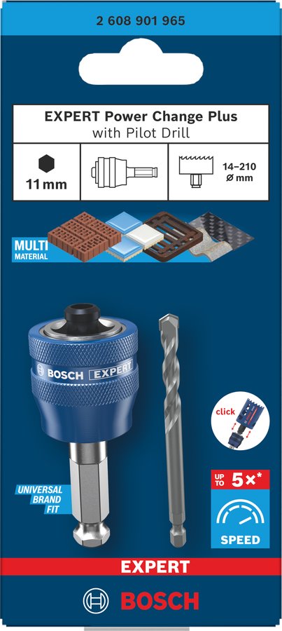 BOSCH EXPERT Power Change Plus se středicím vrtákem, O 8,5 × 60 × 105 mm, 2 ks (2.608.901.965)