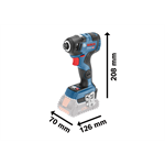 Bosch GDR 18V-200 C Professional Aku rázový uťahovák 0.601.9G4.106