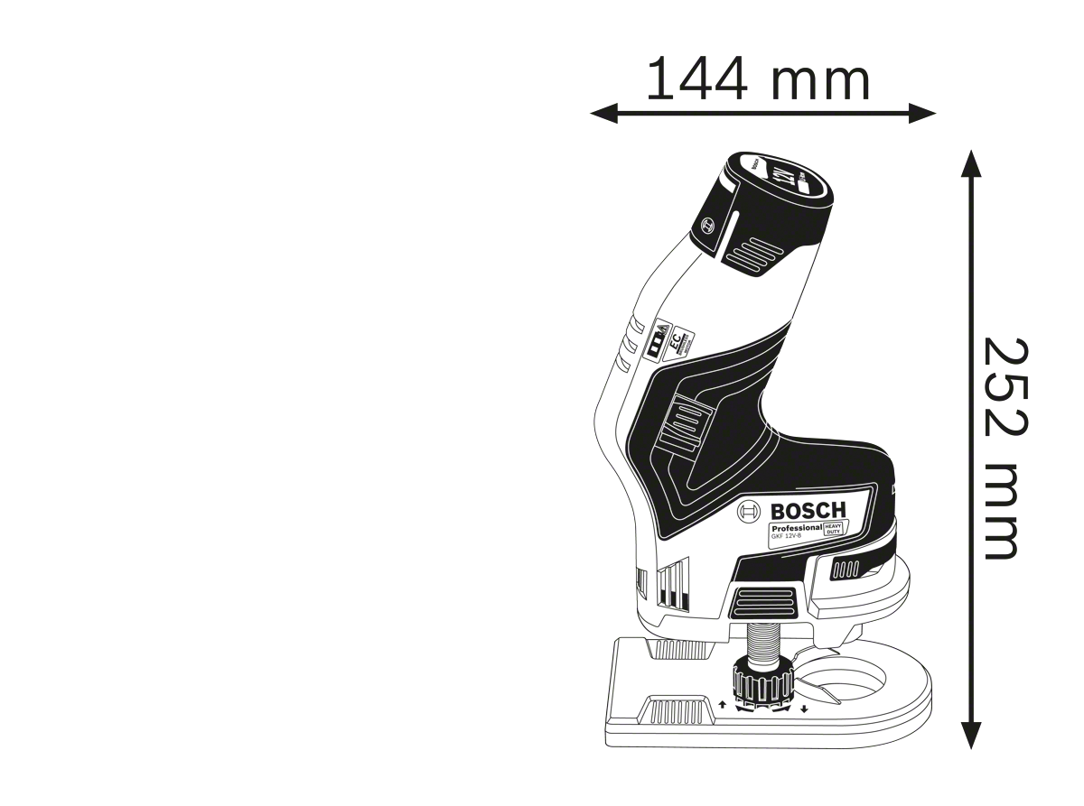 Bosch GKF 12V-8 Professional (0.601.6B0.000)