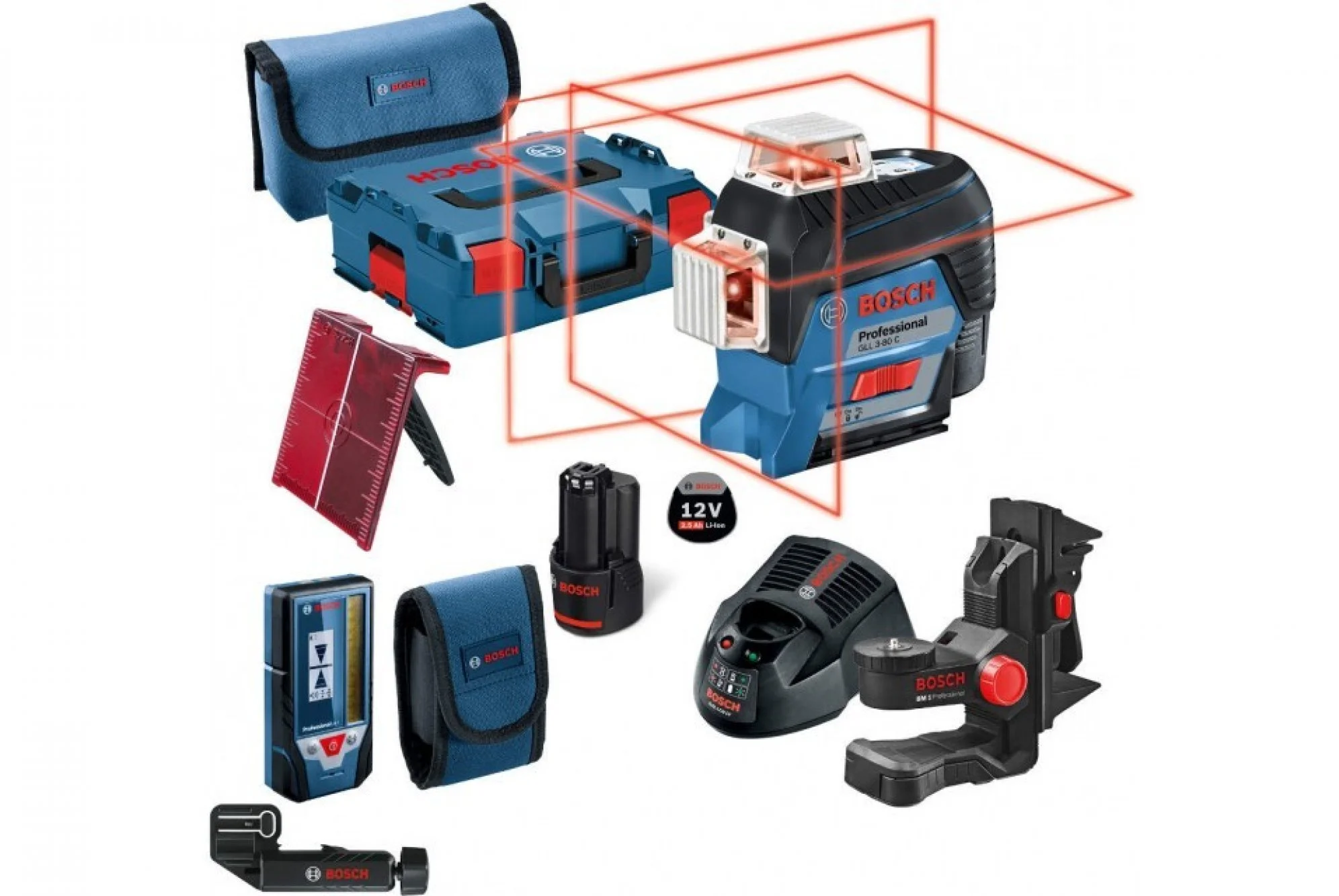 Bosch GLL 3-80 C Professional set (0.601.063.R05)