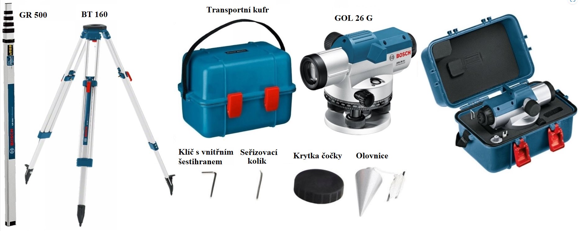 Bosch GOL 20 G Professional set (0.615.994.04P)