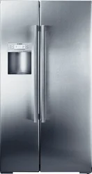 BOSCH KAD62A70 americká chladnička, 355/178 l, A+, NoFrost, výrobník ledu, LCD, nerez