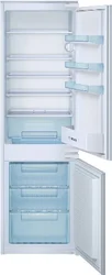 BOSCH kombiovaná chladnička KIV34V00, 204/72 l, A, AntiBacteria, vestavná