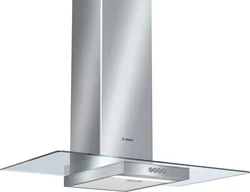 BOSCH odsavač par DWA092450, komínový, 51 dB, 90 cm, odv.+cirkulace, 3 stupně, nerez/sklo