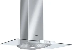 BOSCH odsavač par DWA095551, komínový, 44 dB, 90 cm, odv.+cirkulace, 3 stupně + int., nerez/sklo