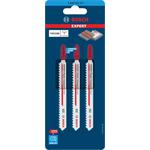 BOSCH Pilový plátek pro přímočaré pily EXPERT Plastic Composites clean T301CHM, 3 ks (2.608.902.471)