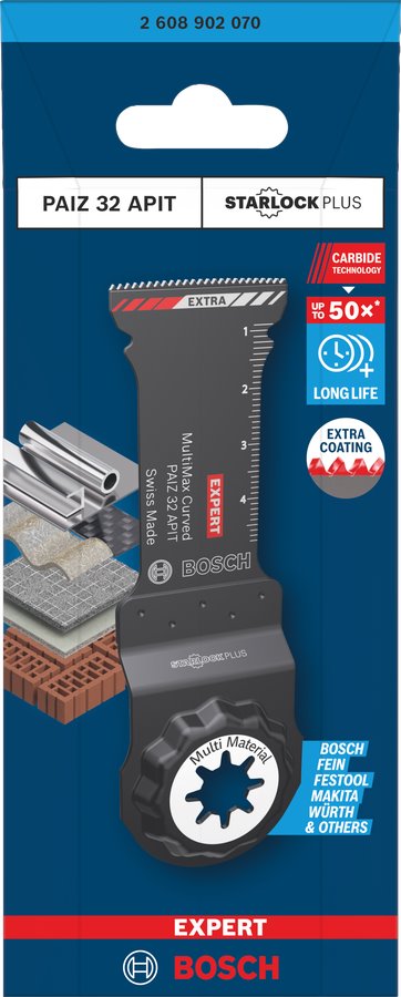 BOSCH Ponorný pilový list EXPERT PAIZ 32 APIT MultiMax, 32 × 55 mm (2.608.902.070)