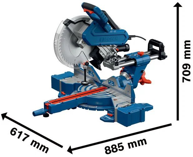 BOSCH PRO GCM 340-305 D Kapovací a pokosová pila (0.601.B60.000)