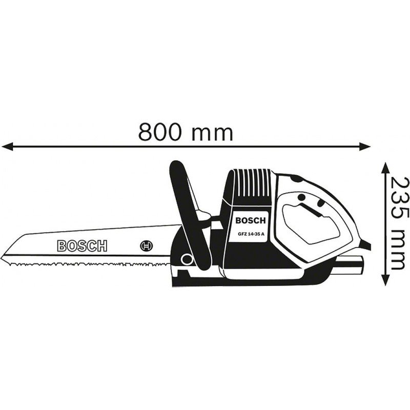 BOSCH PRO GFZ 16-35 AC Elektrická pila ocaska (0.601.637.751)