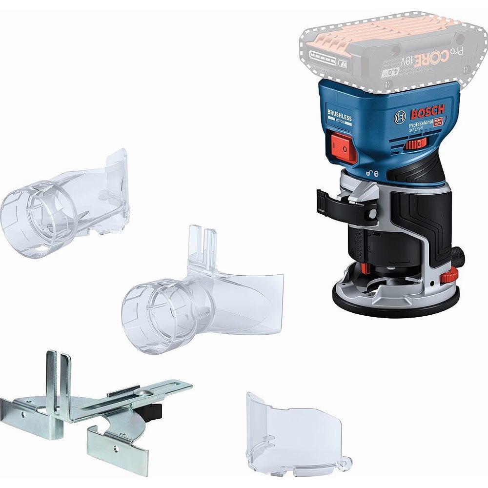 BOSCH PRO GKF 18V-8 Akumulátorová ohraňovací frézka (0.601.6C2.000)