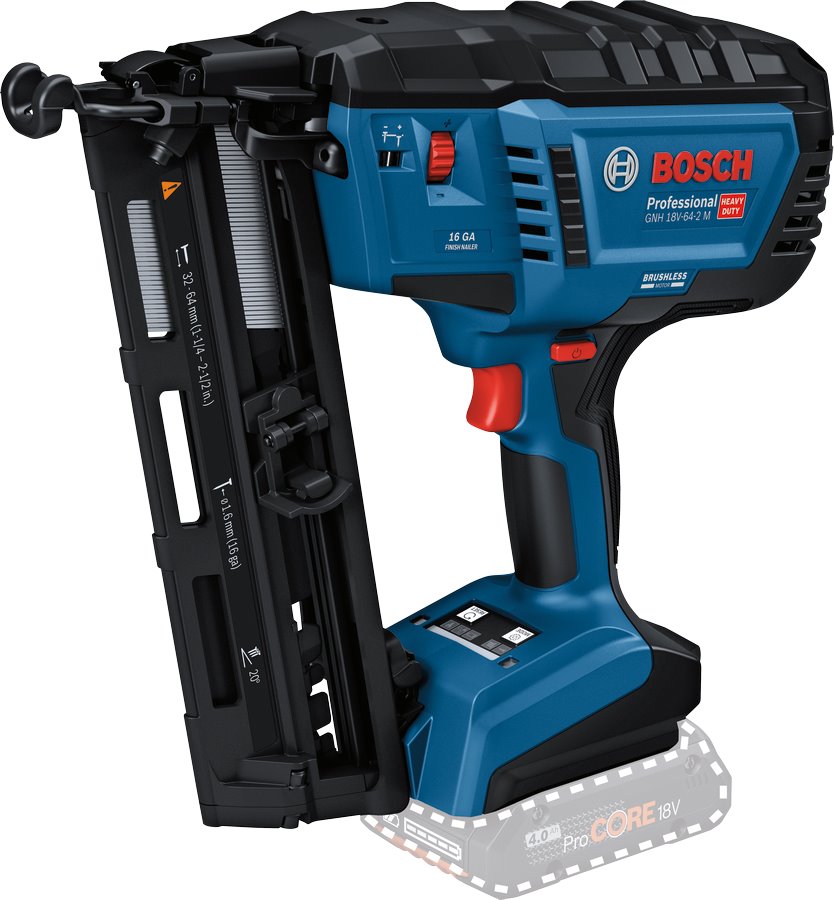BOSCH PRO GNH 18V-64-2 M Akumulátorová hřebíkovačka do dřeva (0.601.482.000)