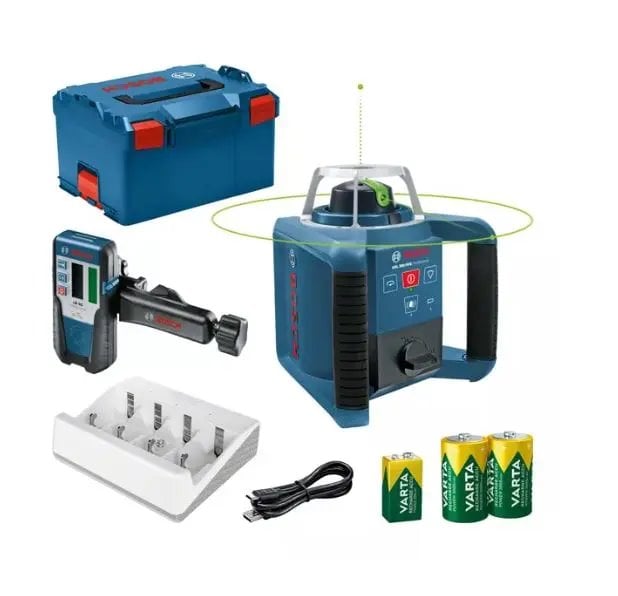BOSCH PRO GRL 300 HVG + LR 1 G v L-BOXX Rotační laser (0.601.061.704)