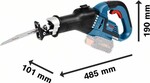 BOSCH PRO GSA 18V-32 Akumulátorová reťazová píla (0.601.6A8.108)