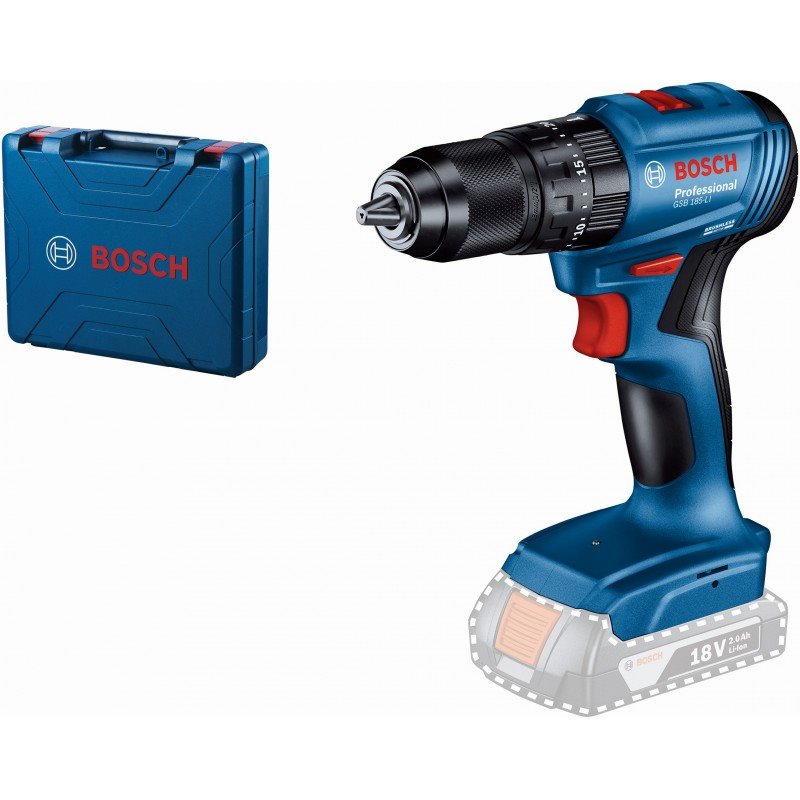BOSCH PRO GSB 185-LI Akumulátorová vŕtačka s príklepom (0.601.9K3.104)