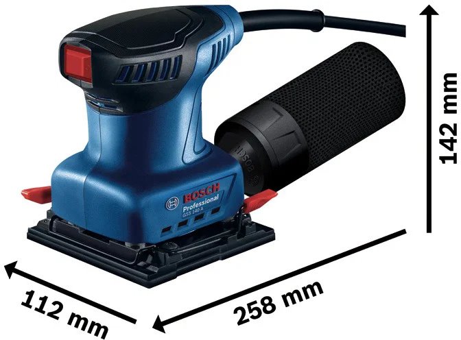 BOSCH PRO GSS 140 A Vibrační bruska (0.601.2A8.021)