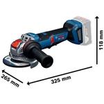 BOSCH PRO GWX18V-11PS Uhlová brúska s X-LOCK (0.601.9N4.400)