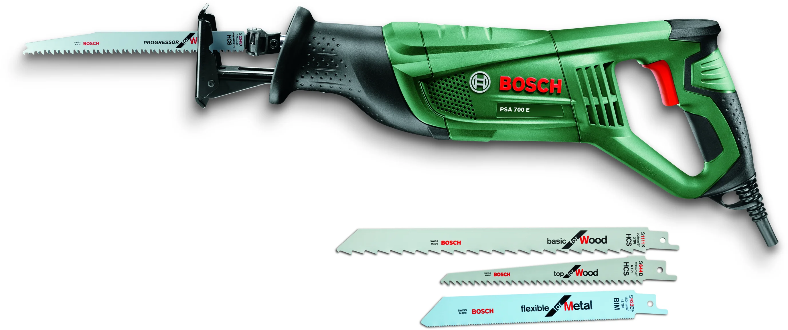 Bosch PSA 700 E + 3 pílové listy (0.603.3A7.001)