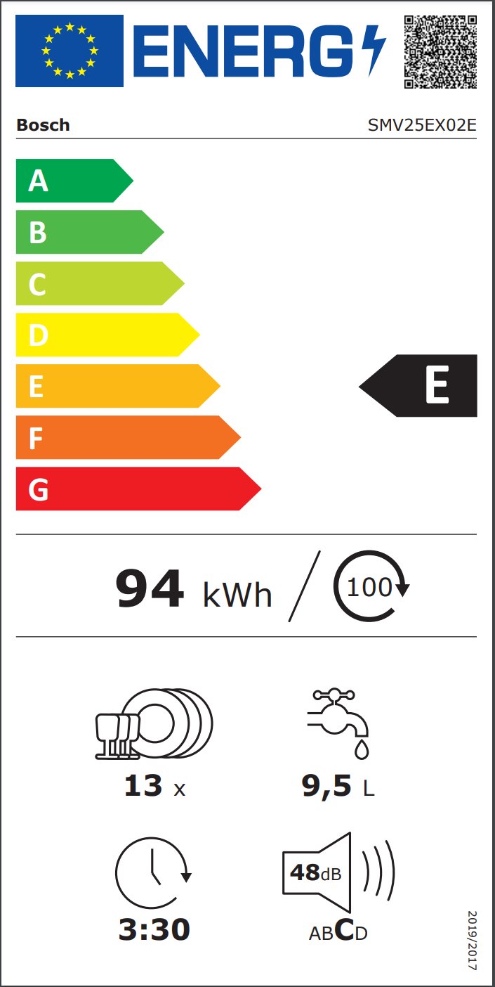 Bosch SMV25EX02E