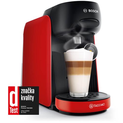 Bosch Tassimo Finesse TAS16B3 Kávovar na kapsle, červená