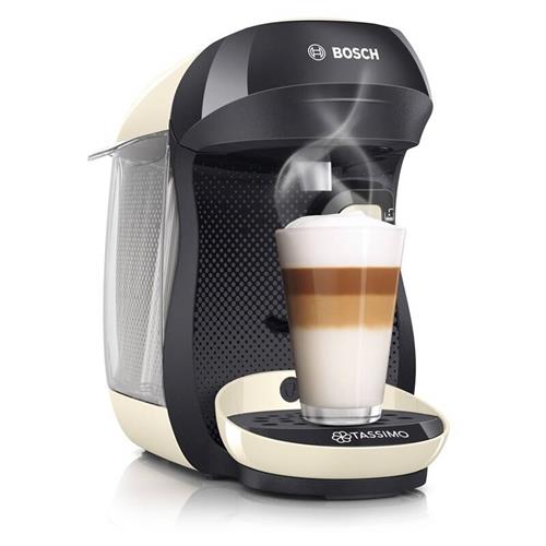 Bosch Tassimo TAS1007 HAPPY Kávovar na kapsle, černá-krémová