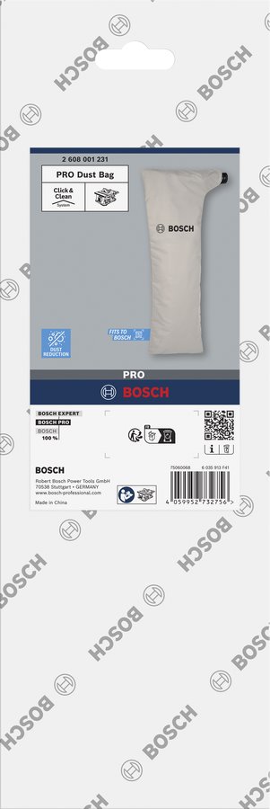 BOSCH Vak na prach PRO pro stolní pily, rozhraní Click and Clean (2.608.001.231)