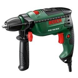 BOSCH Vrtačka příklepová PSB 750 RCE (CT), 750W, 3000 ot./min, 10 Nm, pravý a levý chod, řízení otáček