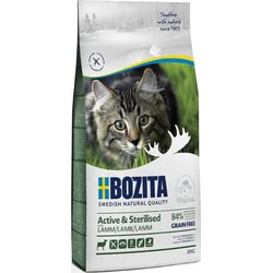 Bozita Cat Active & Sterilised Lamb GF 10 kg granule pro kastrované kočky