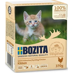 Bozita Cat Kitten kousky v omáčce s kuřecím, tetrapak kapsička 370 g