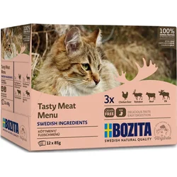 Bozita Cat kousky masa v želé, kapsička (12 pack) 12x 85g