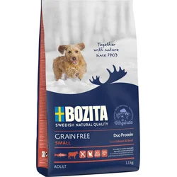 Bozita Dog Small Salmon & Beef GF 1,1kg granule pro psy