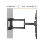 Brateck Výsuvný držiak LPA69-463D pre TV 32"-70" 45kg nastaviteľný držiak na stenu