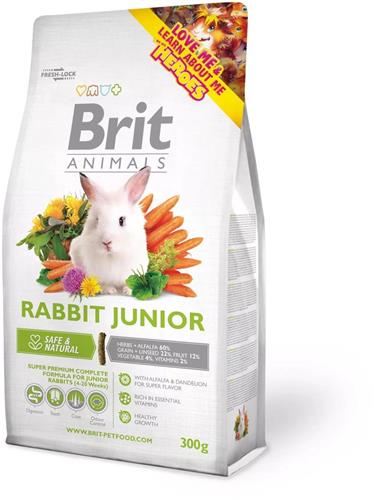 Brit Animals RABBIT JUNIOR Complete 300g