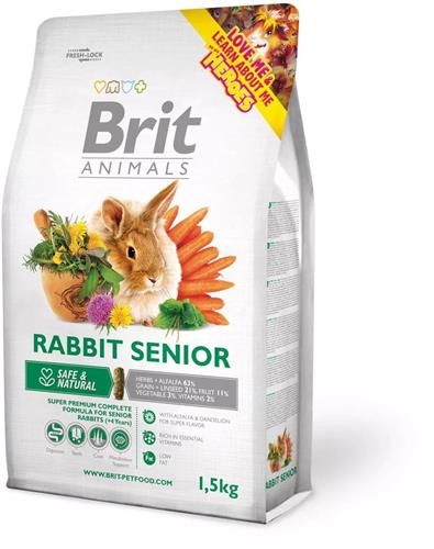 Brit Animals RABBIT SENIOR Complete 1,5kg