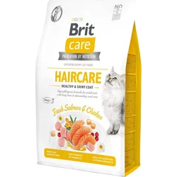 Brit Care Cat Grain-Free Haircare Healthy & Shiny Coat, 2kg granule pro kočky