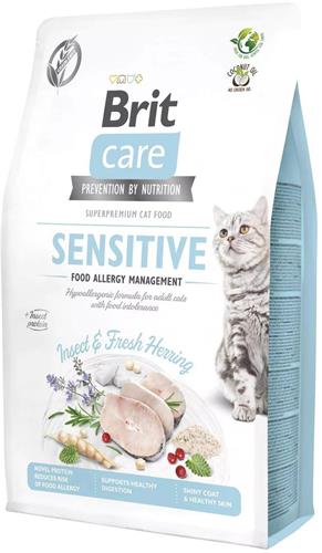 Brit Care Cat Grain-Free Insect. Food Allergy Management, 2kg granule pro kočky