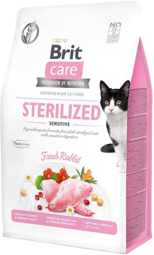 Brit Care Cat Grain-Free Sterilized Sensitive, 0,4kg granule pro kočky