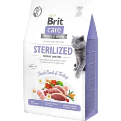 Brit Care Cat Grain-Free Sterilized Weight Control, 0,4kg granule pro kočky