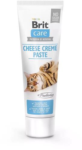 Brit Care Cat pasta Cheese Creme obohatená o prebiotiká 100g pasta pre mačky