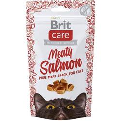 Brit Care Cat Snack Meaty Salmon 50g (EU) pamlsky pro kočky