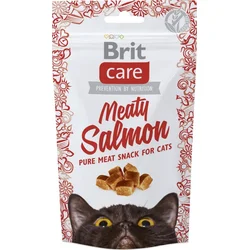 Brit Care Cat Snack Meaty Salmon 50g (EÚ) pochúťky pre mačky