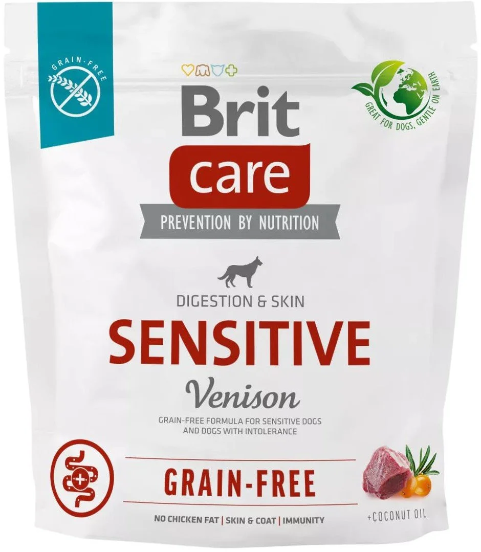 Brit Care Dog Grain-free Sensitive, 1kg granule pro psy