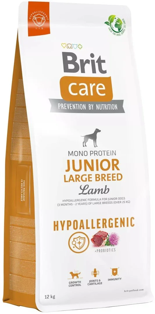 Brit Care Dog Hypoallergenic Junior Large Breed, 12kg granule pre šteňatá