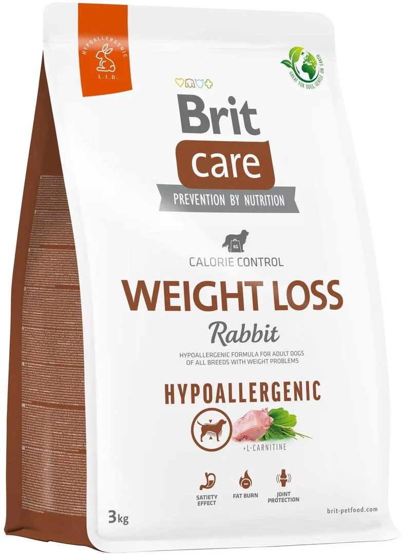 Brit Care Dog Hypoallergenic Weight Loss, 3kg granule pro psy