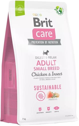 Brit Care Dog Sustainable Adult Small Breed, 7kg granule pro psy