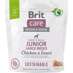 Brit Care Dog Sustainable Junior Large Breed, 1kg granúl pre šteňatá