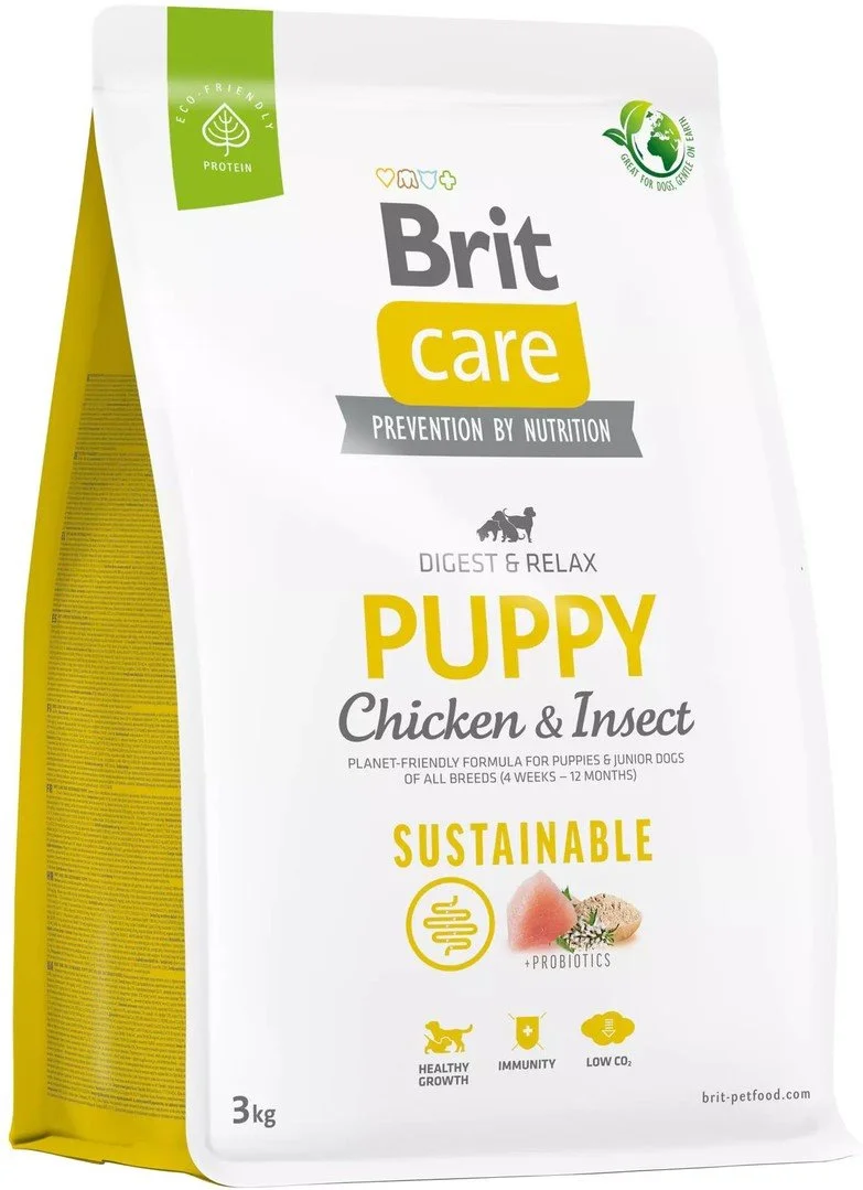 Brit Care Dog Sustainable Puppy, 3kg granule pro štěňata