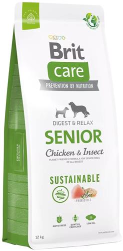 Brit Care Dog Sustainable Senior, 12kg granule pro psy