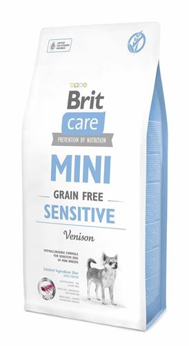 Brit Care Mini Grain Free Sensitive 7kg granule pro psy